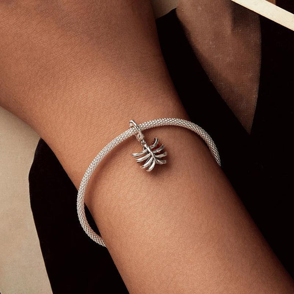 925 Sterling Silver Vintage Oxidized Rib Skull Pendant Charms & Pendants