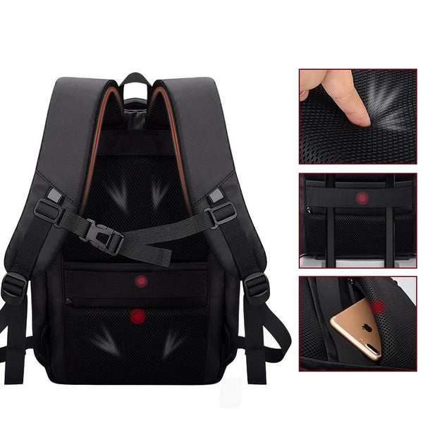 Universal Business Backpack With Usb Charging Port Black 13 15 Inch Backpacks