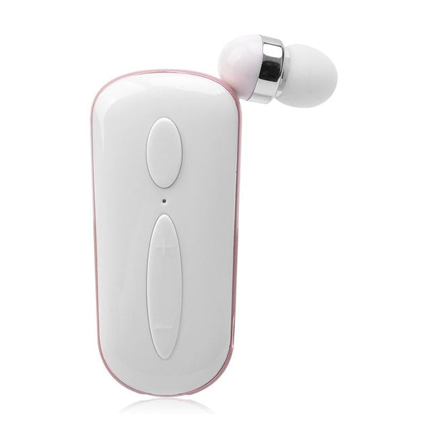 Wireless Bluetooth Earphone With Vibration Reminder And Clip Black Headsets & Earpieces