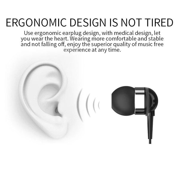 Wireless Bluetooth Earphone With Vibration Reminder And Clip Black Headsets & Earpieces
