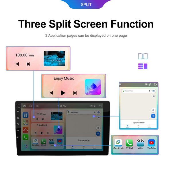 6 + 128G Android Car Bluetooth Player With Locator Technology Navigation 7 Inch Other Car Video