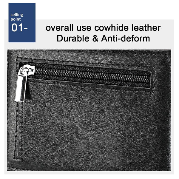 Leather Rfid Wallet Ultra Thin Orange Wallets