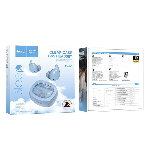 Wireless Sleep By Hoco True Bluetooth Black Earbuds