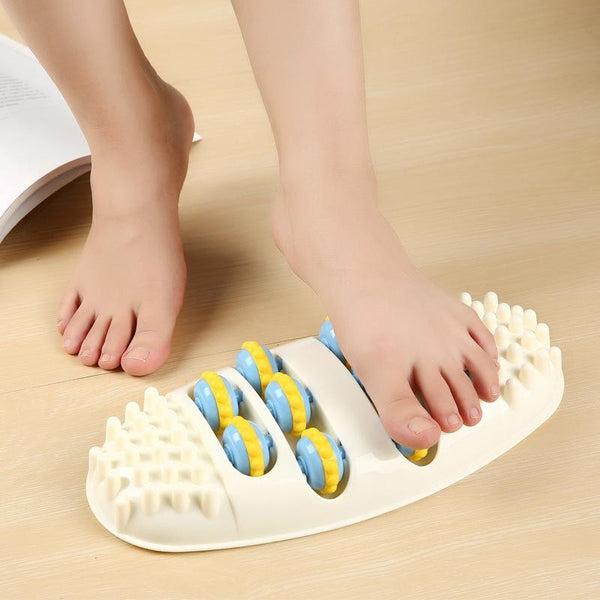 Stimulating Foot Massager Kneading Acupuncture Roller White Massagers