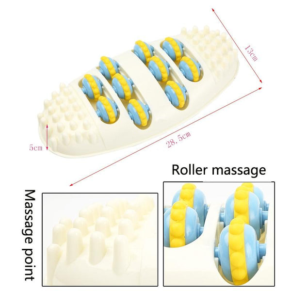 Stimulating Foot Massager Kneading Acupuncture Roller White Massagers