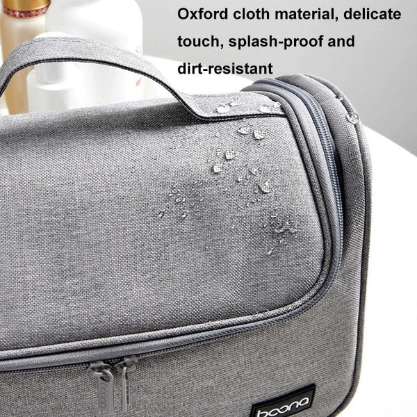 Hair Dryer Storage Bag With Hook Large Capacity Gray Hair Dryers