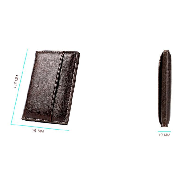 Ultra Thin Pu Leather Card Holder Mini Coffee Business Card Holders