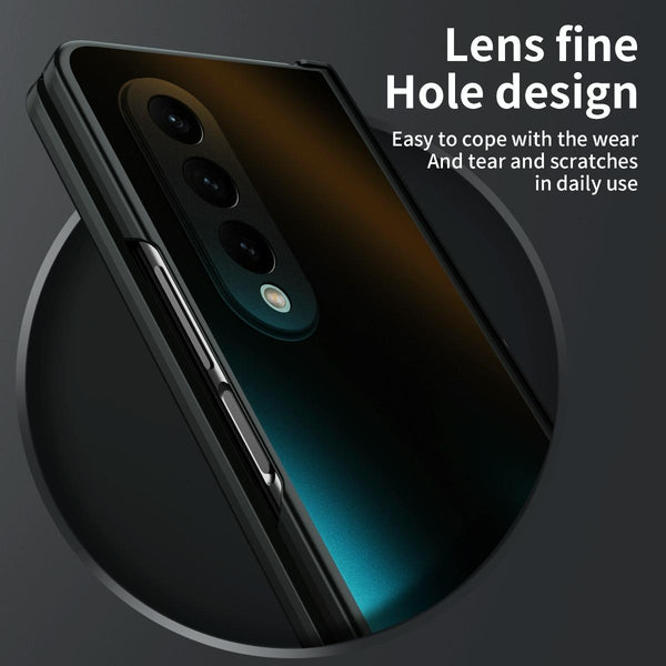 For Samsung Galaxy Z Fold4 5G Foldable Electroplated Case Green Cases Covers & Skins