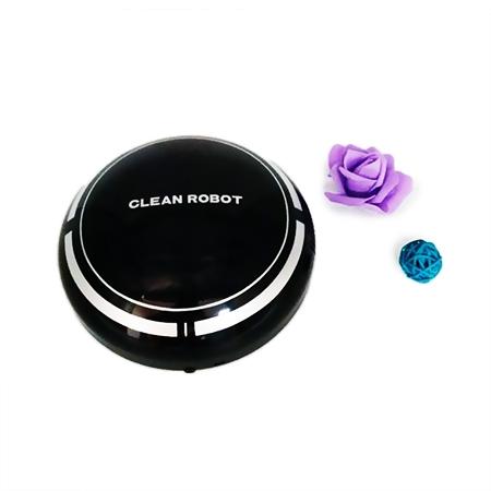 Intelligent 2 In 1 Rechargeable Floor Sweeping Robot Vacuum Black Vacuum Cleaners