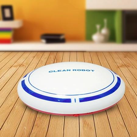 Intelligent 2 In 1 Rechargeable Floor Sweeping Robot Vacuum Black Vacuum Cleaners