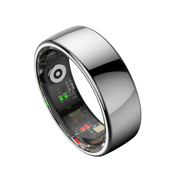Smart Ring Heart Rate Blood Oxygen Sleep Sports Size 12 Black Activity Trackers