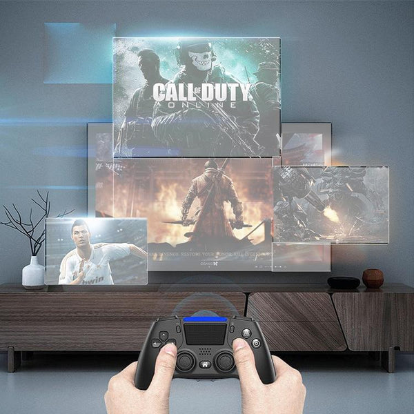 Wireless Dual Vibration Gamepad For Ps4 With Bluetooth And Six Axis Control Red Controllers & Attachments
