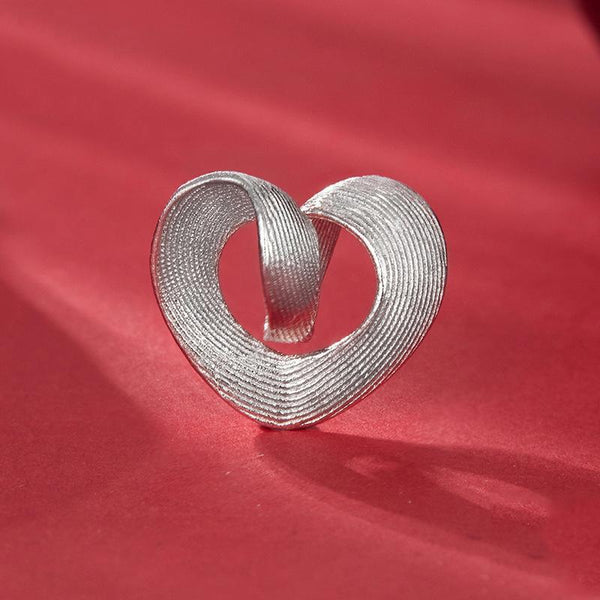 925 Sterling Silver Romantic Heart Diy Beads & Platinum Craft Beads