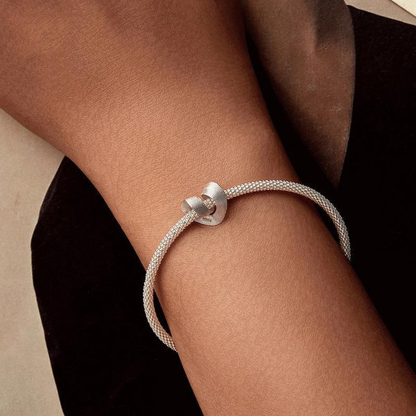 925 Sterling Silver Romantic Heart Diy Beads & Platinum Craft Beads