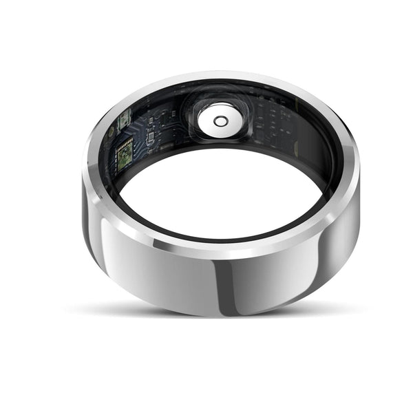 Smart Ring With Heart Rate Blood Oxygen And Sleep Monitoring R6 Size 8 Black Activity Trackers