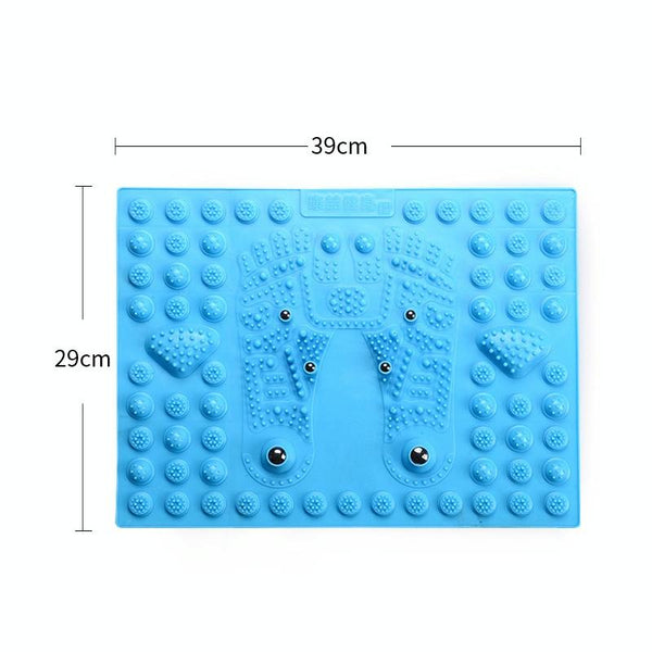 Foot Magnetic Therapy Massage Pad Toe Pressing Board Blue Massagers