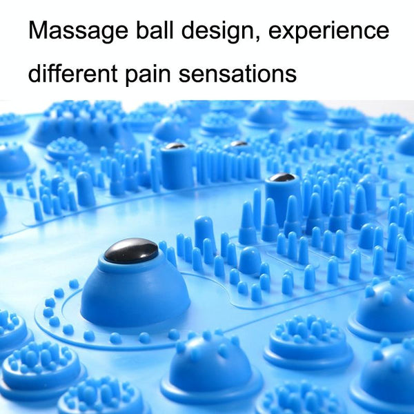 Foot Magnetic Therapy Massage Pad Toe Pressing Board Blue Massagers