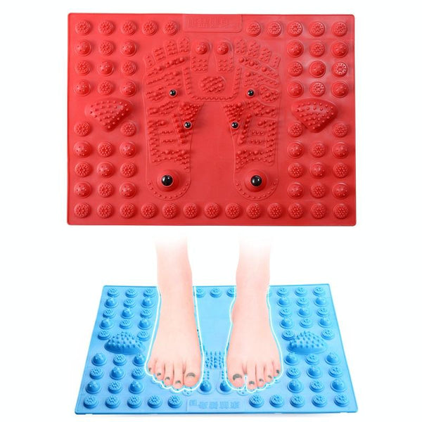 Foot Magnetic Therapy Massage Pad Toe Pressing Board Blue Massagers