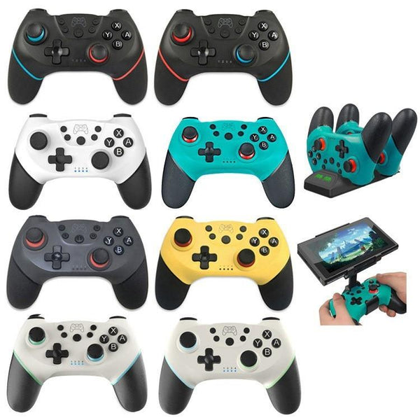 Wireless 6 Axis Gamepad For Nintendo Switch Yellow Controllers & Attachments