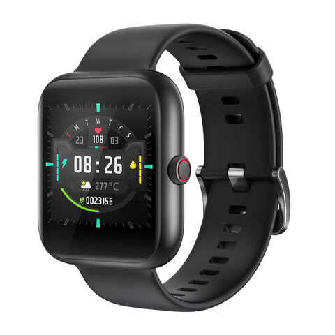 1.57 Inch Tft Touch 5Atm Waterproof Smartwatch With Sleep Heart & Call Alerts Black Smart Watches