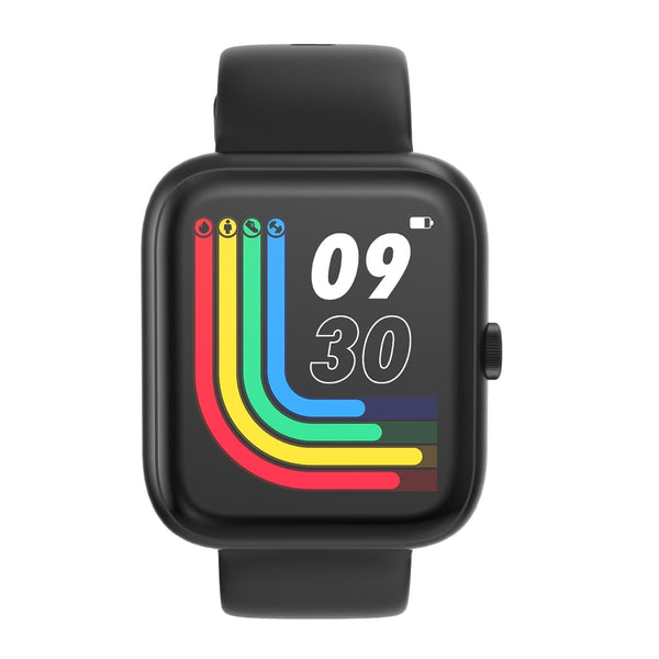 1.57 Inch Tft Touch 5Atm Waterproof Smartwatch With Sleep Heart & Call Alerts Black Smart Watches