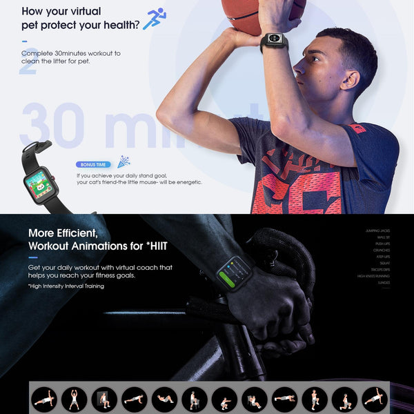 1.57 Inch Tft Touch 5Atm Waterproof Smartwatch With Sleep Heart & Call Alerts Black Smart Watches