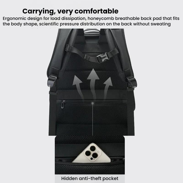 Large Capacity Business Shoulder Bag For Men Gray Bags