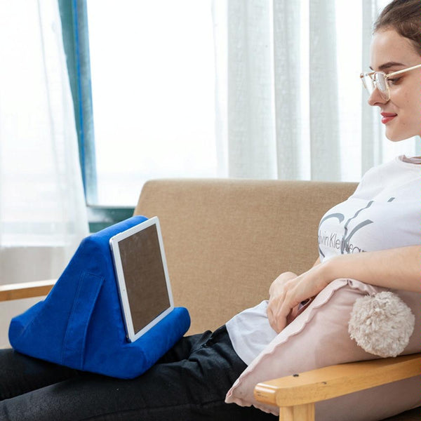 Versatile Laptop Rest Cushion With Cooling Pad Lake Blue Laptop Cooling Pads