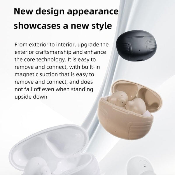 Wireless Noise Cancelling With Charging Case White Earbuds