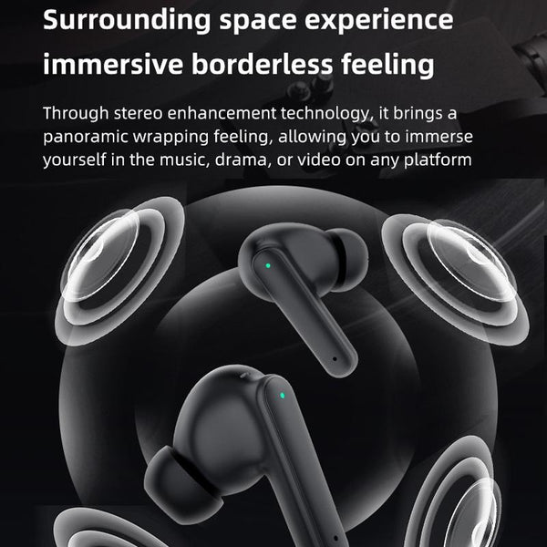 Wireless Noise Cancelling With Charging Case White Earbuds