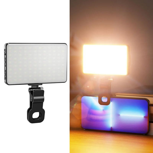 Clip On Fill Light For Mobile Phone And Tablet Selfies Audio Video Lighting Selfie Lights