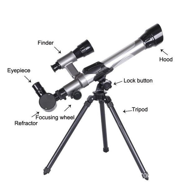 20X 40X Hd Astronomical Telescope With Multi Eyepiece Show Model Telescopes