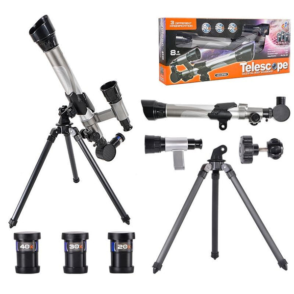 20X 40X Hd Astronomical Telescope With Multi Eyepiece Show Model Telescopes