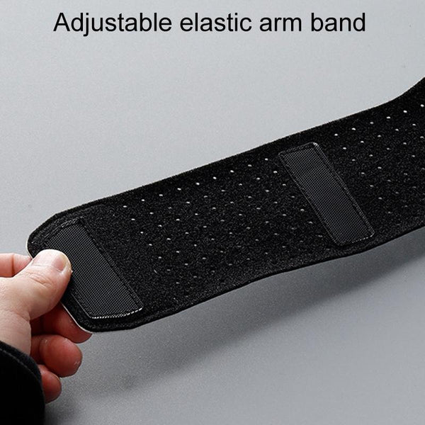 Reflective Cell Phone Arm Bag For Outdoor Fitness Black Mat Carriers & Bags