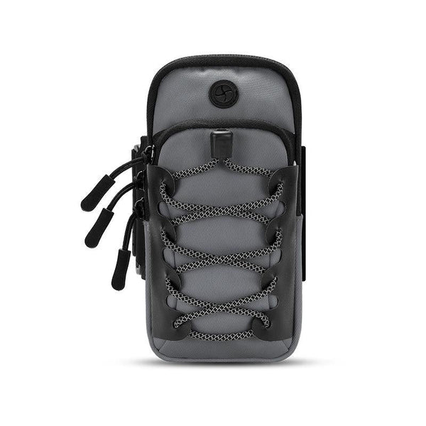 Reflective Cell Phone Arm Bag For Outdoor Fitness Black Mat Carriers & Bags