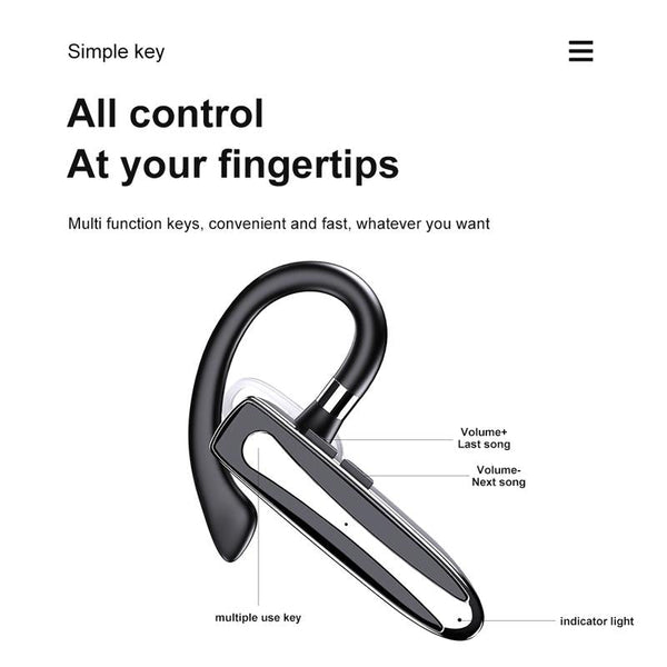 Wireless Hanging Ear Bluetooth Earphone Business Model Earbuds