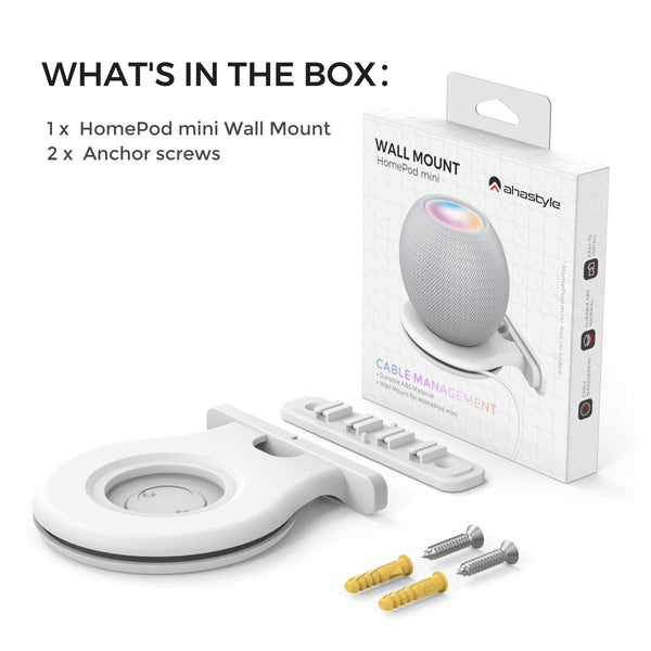 Ahastyle Smart Speaker Stand For Apple Homepod Mini Black Speaker Mounts & Stands