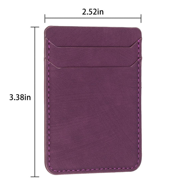 Frosted Card Bag Sticker For Mobile Phones Dark Purple Cases Covers & Skins