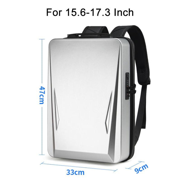 15.6 17.3 Inch Hard Shell Gaming Backpack For Men Black Backpacks