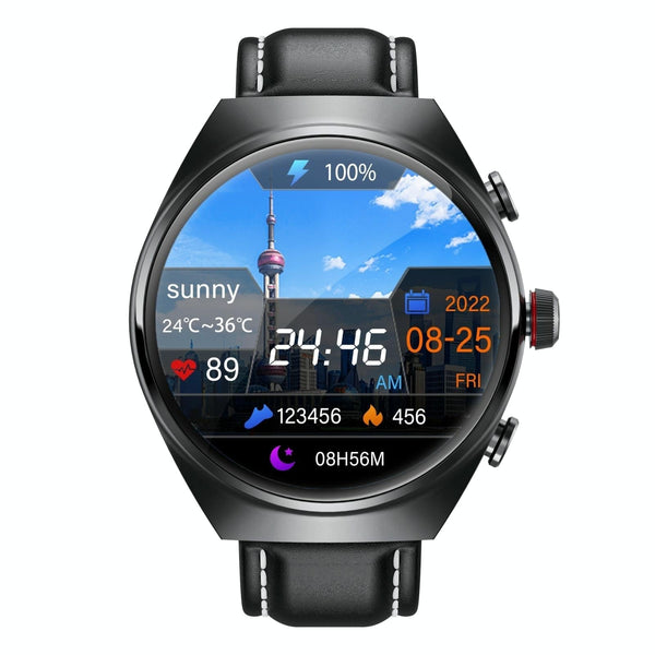 1.53 Inch Ips Screen 2 Bluetooth Earphone Smart Watch Black Smart Watches
