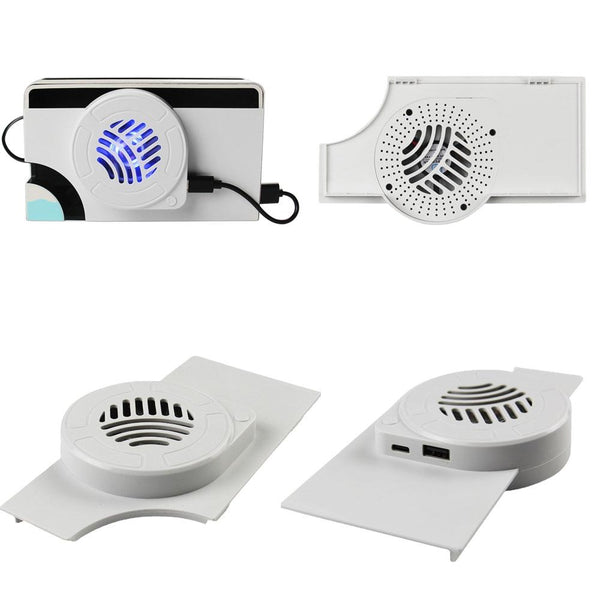Oled Cooling Fan With Storage Base For Switch Cooling Devices