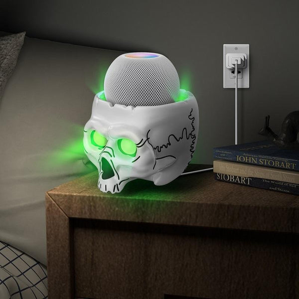 Parallel 5 Piece Skull Desktop Stand For Apple Home Pod Mini White Stands Holders & Car Mounts