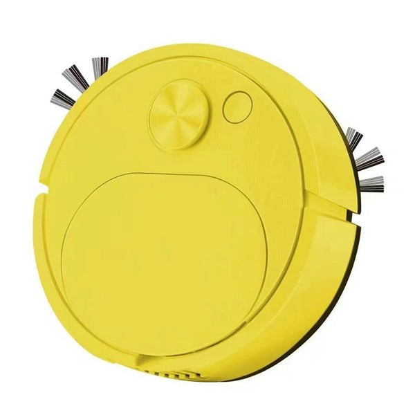 Smart Usb Charging Robot Vacuum For Family Cleaning Yellow Vacuum Cleaners