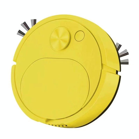 Smart Usb Charging Robot Vacuum For Family Cleaning Yellow Vacuum Cleaners