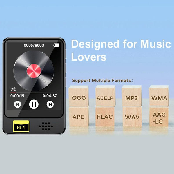Bluetooth Mp3 / Mp4 Music Player With Radio & E Book Playback No Tf Card Ipods & Mp3 Players