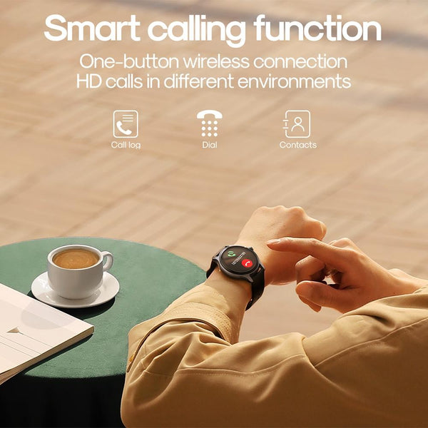 1.28 Inch Ip68 Waterproof Smart Watch Support Make / Answer Call & Heart Rate Monitoring Dark Grey Smart Watches