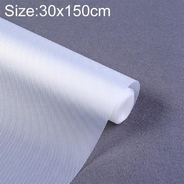 Waterproof Diamond Texture Cut Off Cabinet Drawer Mat 30X150cm White Drawer Liners