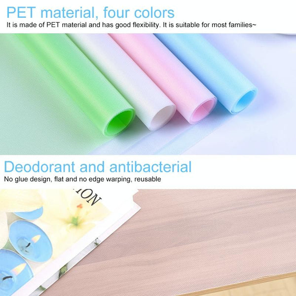 Waterproof Diamond Texture Cut Off Cabinet Drawer Mat 30X150cm White Drawer Liners