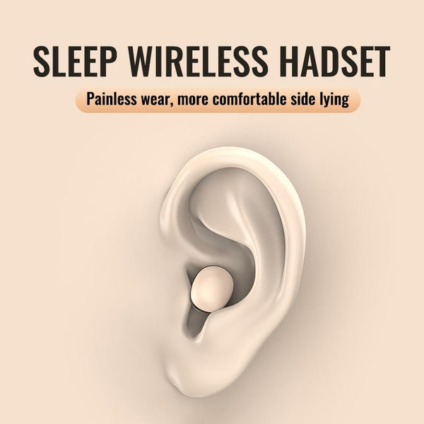 Mini Tws Bluetooth Earphones With Rectangular Bin Noise Reduction Long Battery Life Wireless Skin Colour Earbuds