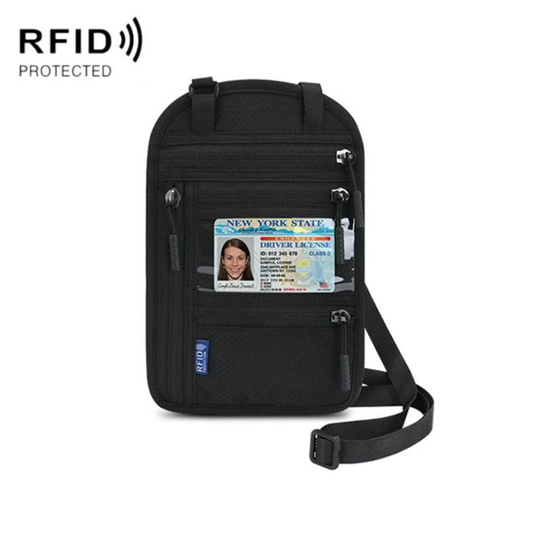 Rfid Passport & Certificate Protection Cover Black Other Travel Accessories